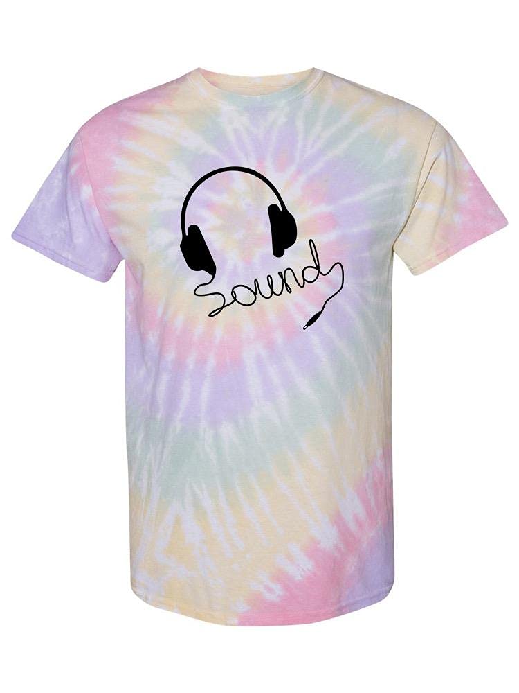 Tie-Dye Spiral Men's Wireless Headphones - SmartPrintsInk Designs - Perfect for Workouts, Travel & Music Lovers