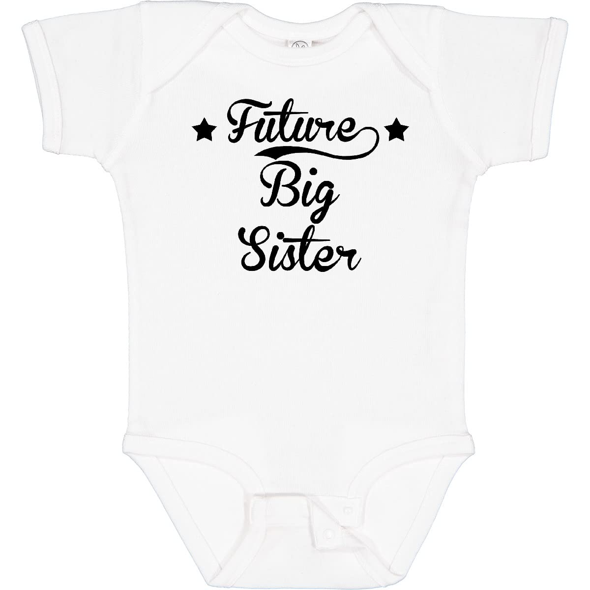 Inktastic Future Big Sister Baby Bodysuit - Cute & Comfortable Sibling Outfit for Newborns & Toddlers - Perfect for Announcements, Photo Shoots & Family Gatherings