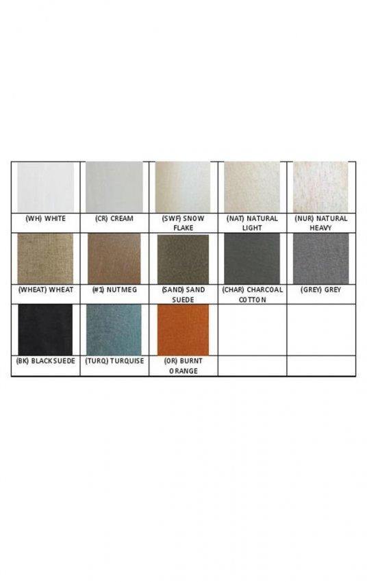 9.22.15 Tapered Lamp Shade Natural Heavy Linen Fabric for Table Lamps, Floor Lamps & Chandeliers - Perfect for Living Room, Bedroom & Office Decor