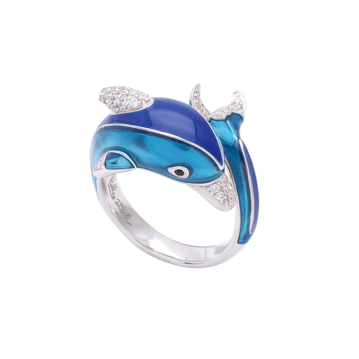 Dauphin Ring - Elegant Gold Plated Stainless Steel Band for Women & Men | Perfect for Weddings, Anniversaries & Special Occasions