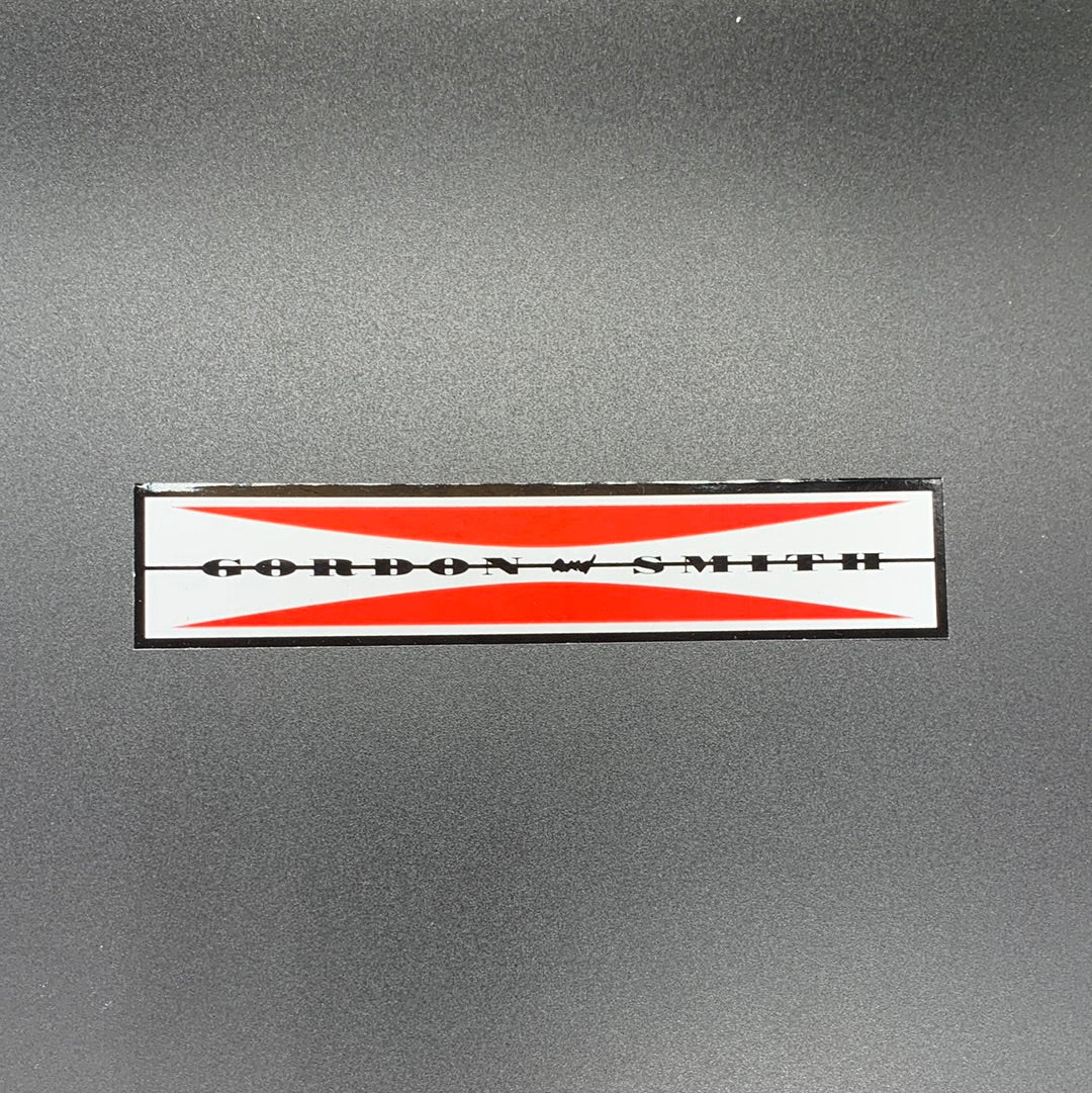 G & S Gordon and Smith Bar Logo Sticker - 6 Inch Decal for Surfboards, Skateboards & Laptops - Durable Vinyl Sticker for Outdoor & Indoor Use