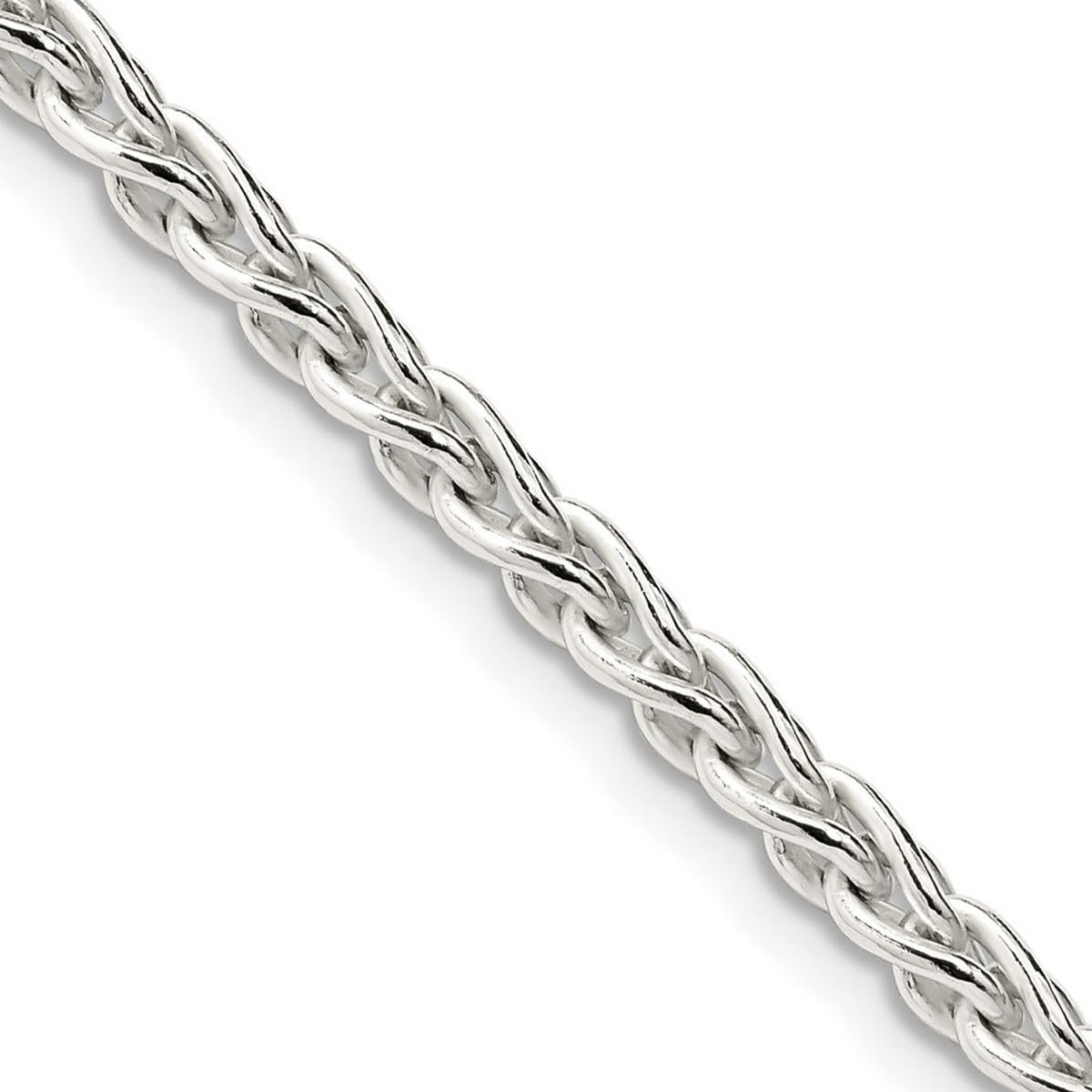 925 Sterling Silver Round Spiga Chain Necklace for Women & Men - Adjustable Length 16-36 Inches | Elegant Layering, Gift Giving & Everyday Wear
