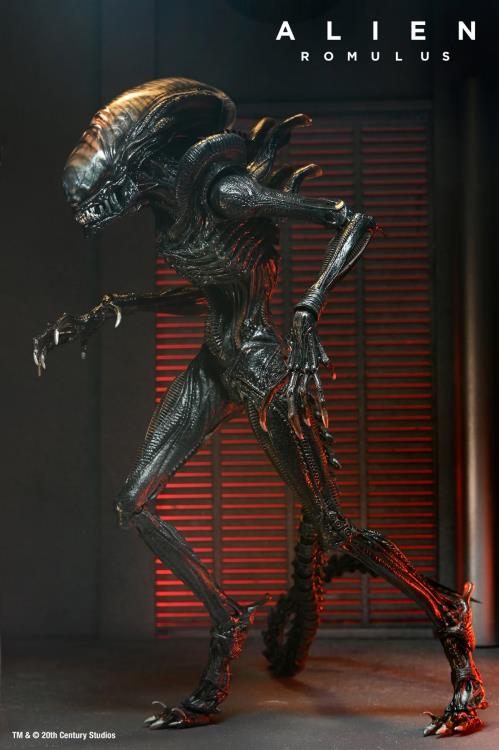 NECA Ultimate Scorched Alien Xenomorph Action Figure - Alien: Romulus Movie Collectible for Display & Gifts