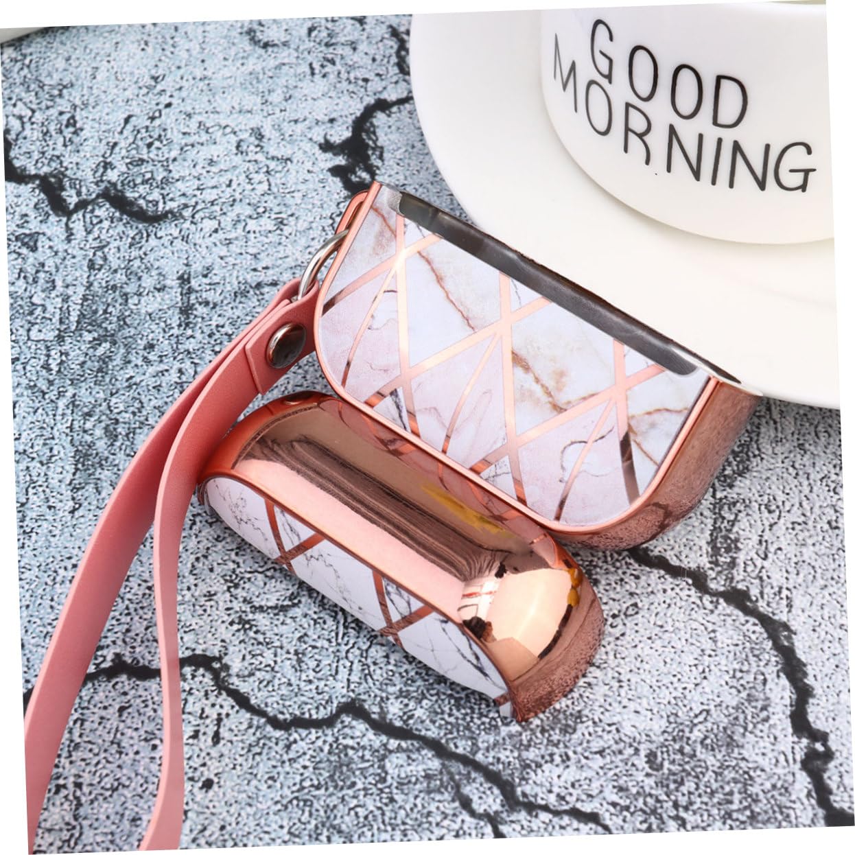 DOITOOL 1pc Headphone Protective Case - Electroplated Earphone Cover for AirPods, Wireless Earbuds - Durable & Stylish Storage for Travel, Gym, Work & Daily Use