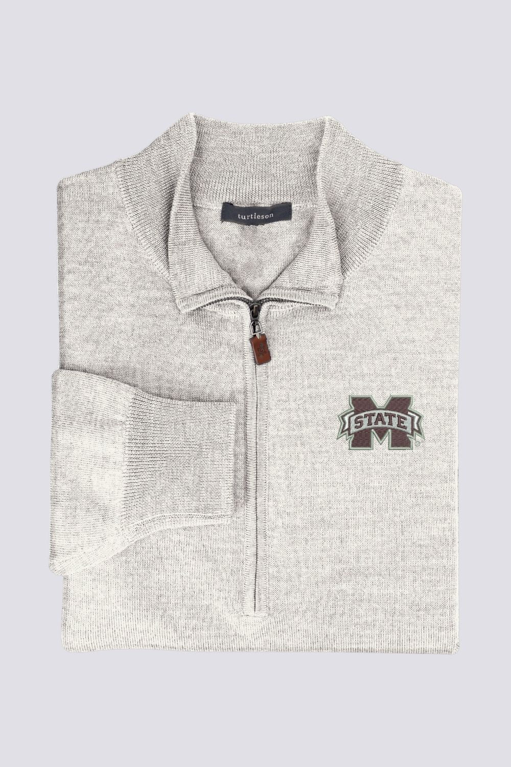 Mississippi State University Merino Wool Quarter Zip Sweater - Warm & Comfortable Pullover for Men & Women - Perfect for Outdoor Activities, Hiking, and Casual Wear
