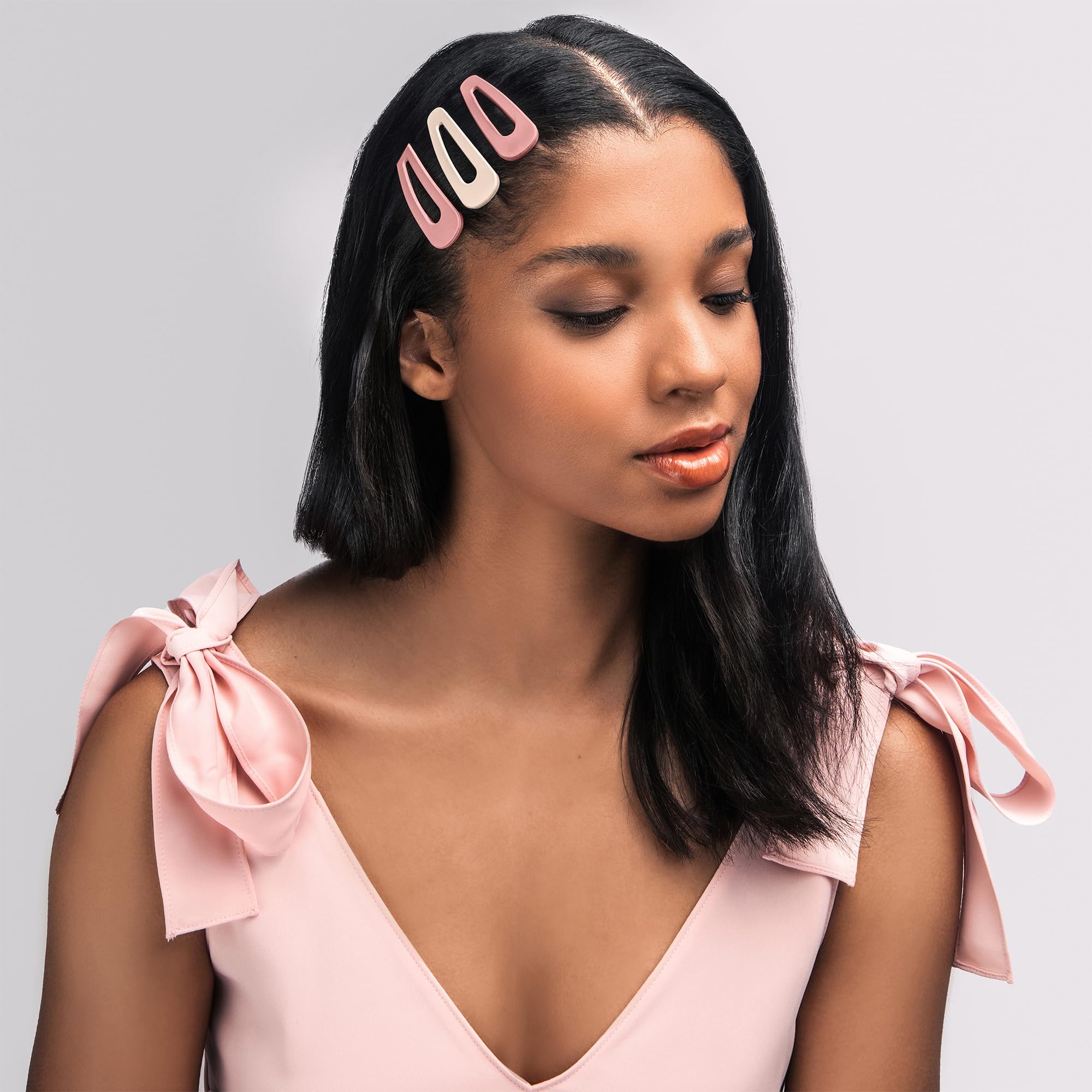 The Hair Edit Snap Triangles Clips - Non-Slip Hair Clips for Women, Girls - Perfect for Ponytails, Braids & Updos - Trendy Hair Accessories for Everyday, Work & Special Occasions