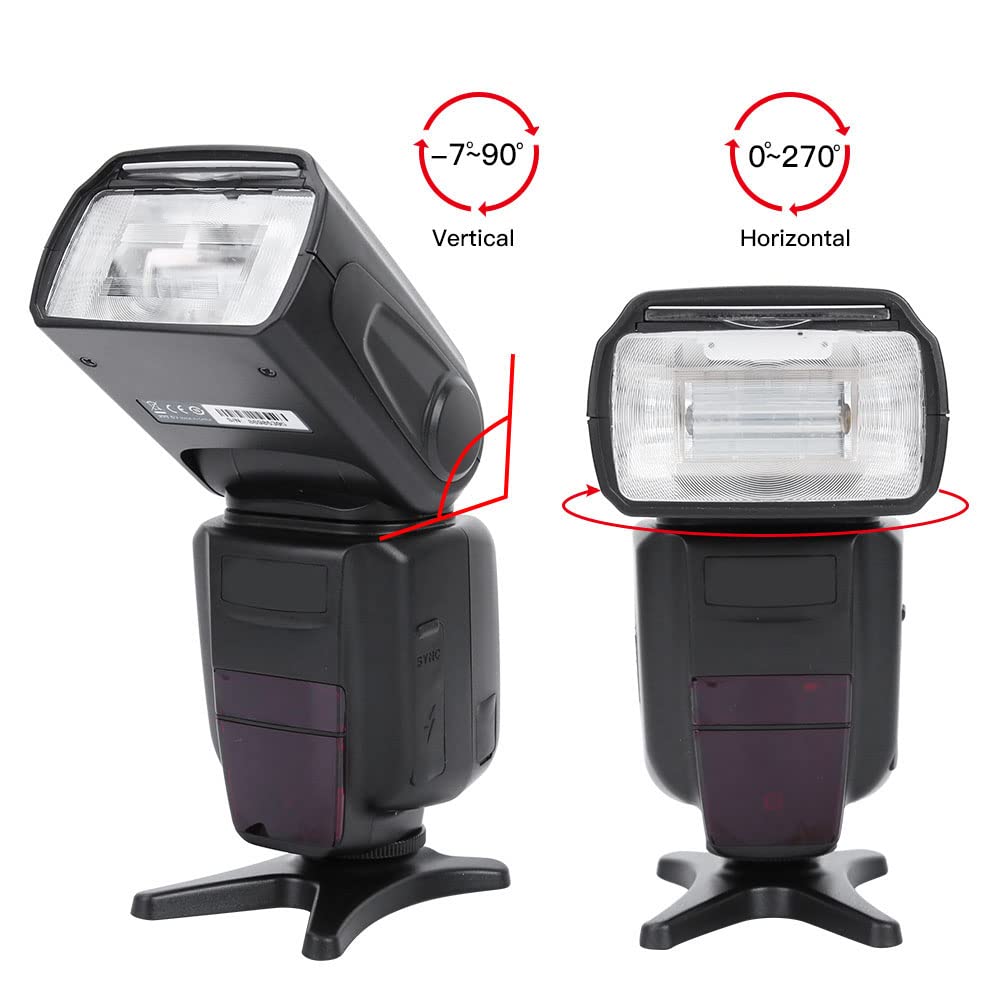 G1500 2.4G TTL Wireless Flash Speedlite for Sony Cameras - Master/Slave Mode, 1/8000 Sync, Black | Perfect for Portrait, Wedding & Studio Photography