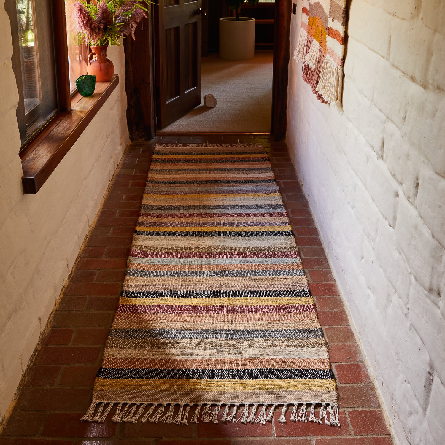 Valorie Handmade Jute Rug Runner - Natural Eco-Friendly Floor Mat for Hallway, Kitchen, Dining Room & Entryway Decor