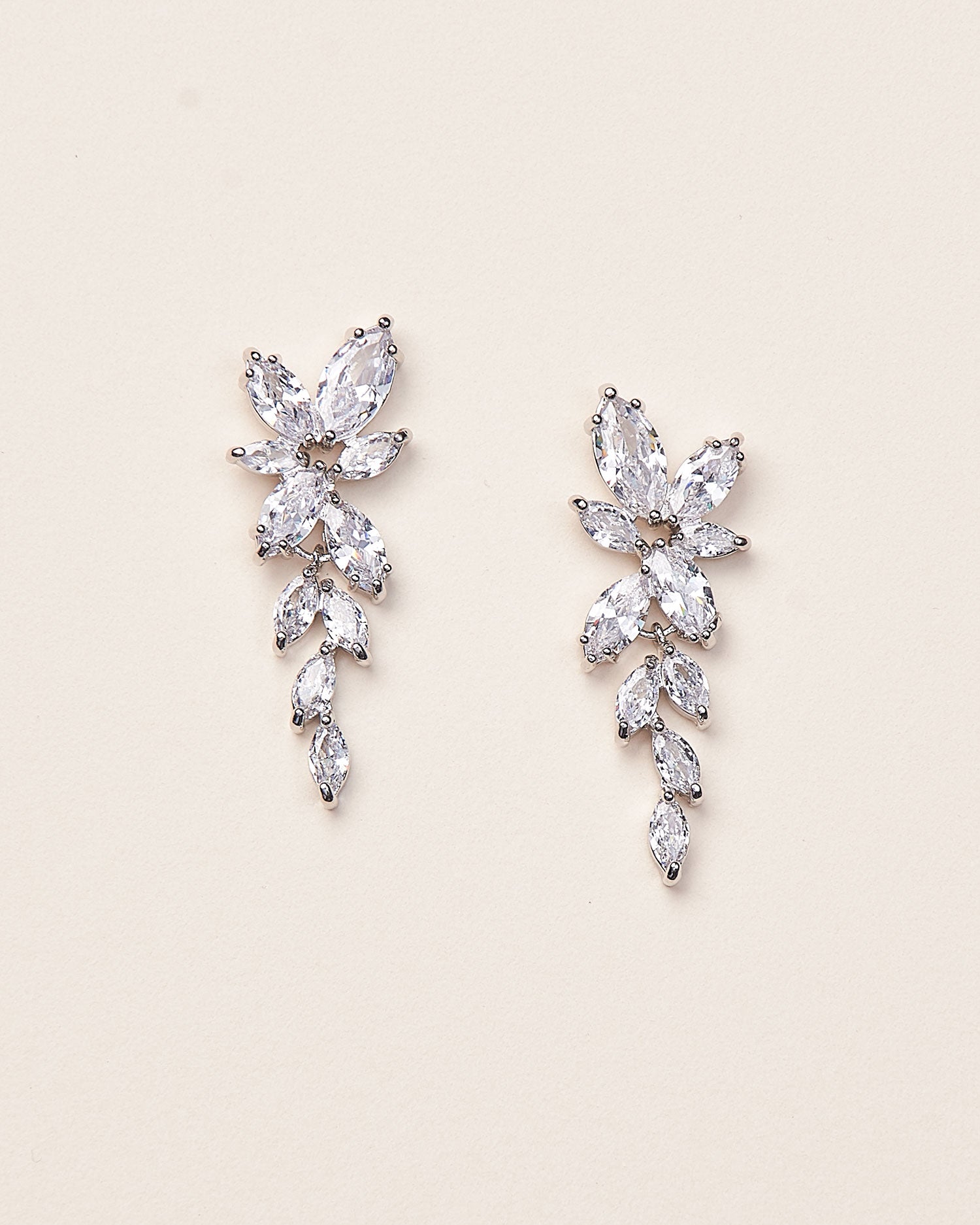 Nicole CZ Stud Earrings for Women - Sparkling Cubic Zirconia Jewelry for Everyday Wear & Special Occasions