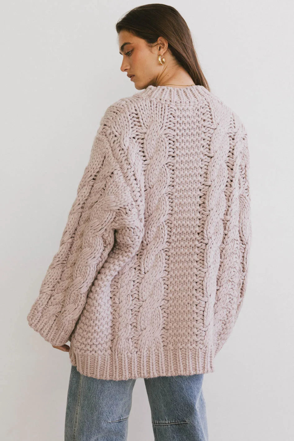 Melanie Oversized Sweater Women's Cozy Knit Pullover | Final Sale | Perfect for Fall Layering, Casual Outfits & Coffee Dates
