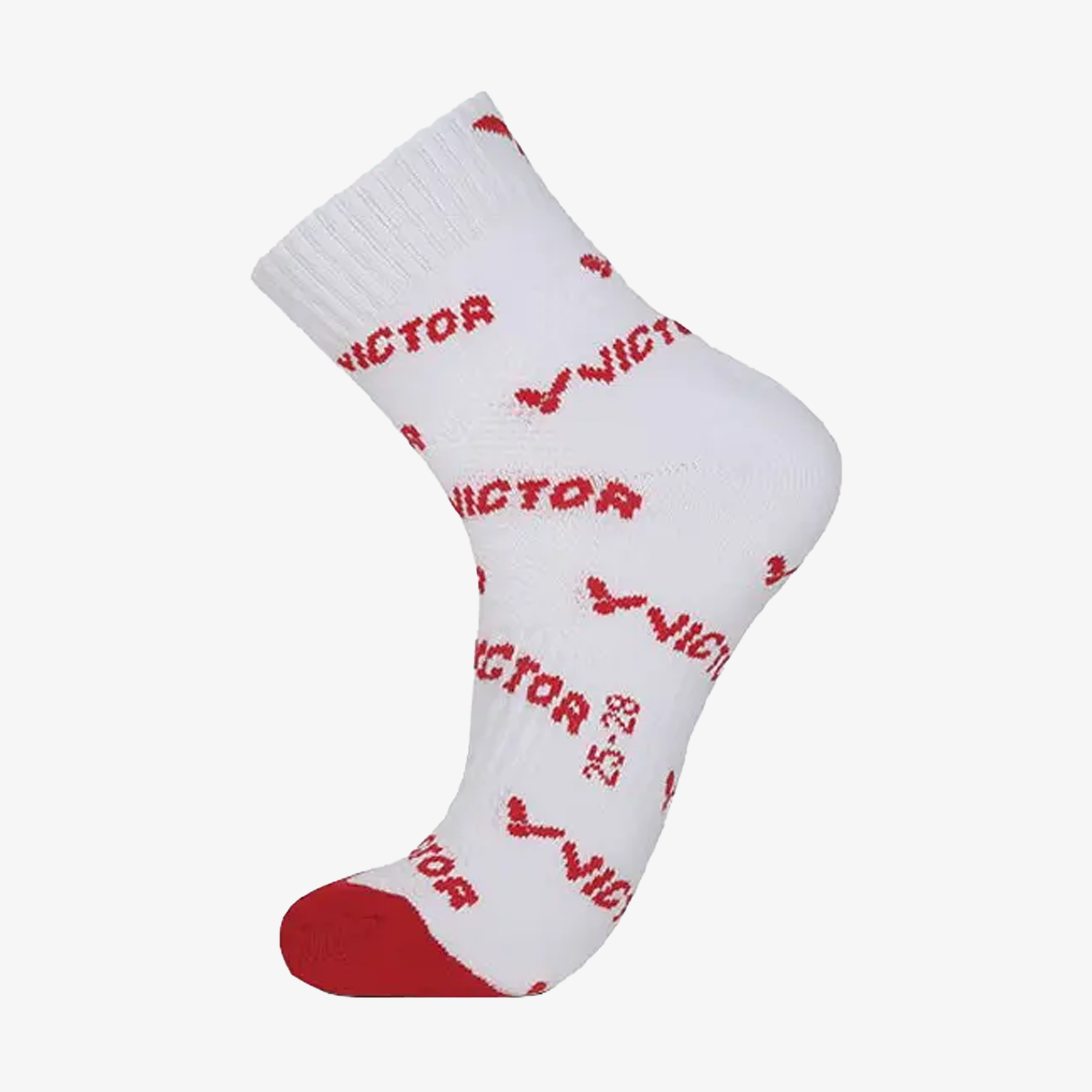 Victor Men's Sports Socks SK162 D - Breathable Athletic Socks for Running, Gym & Workout - Comfortable Red Performance Socks for Men (3-Pack) - Perfect for Sports, Training & Daily Wear
