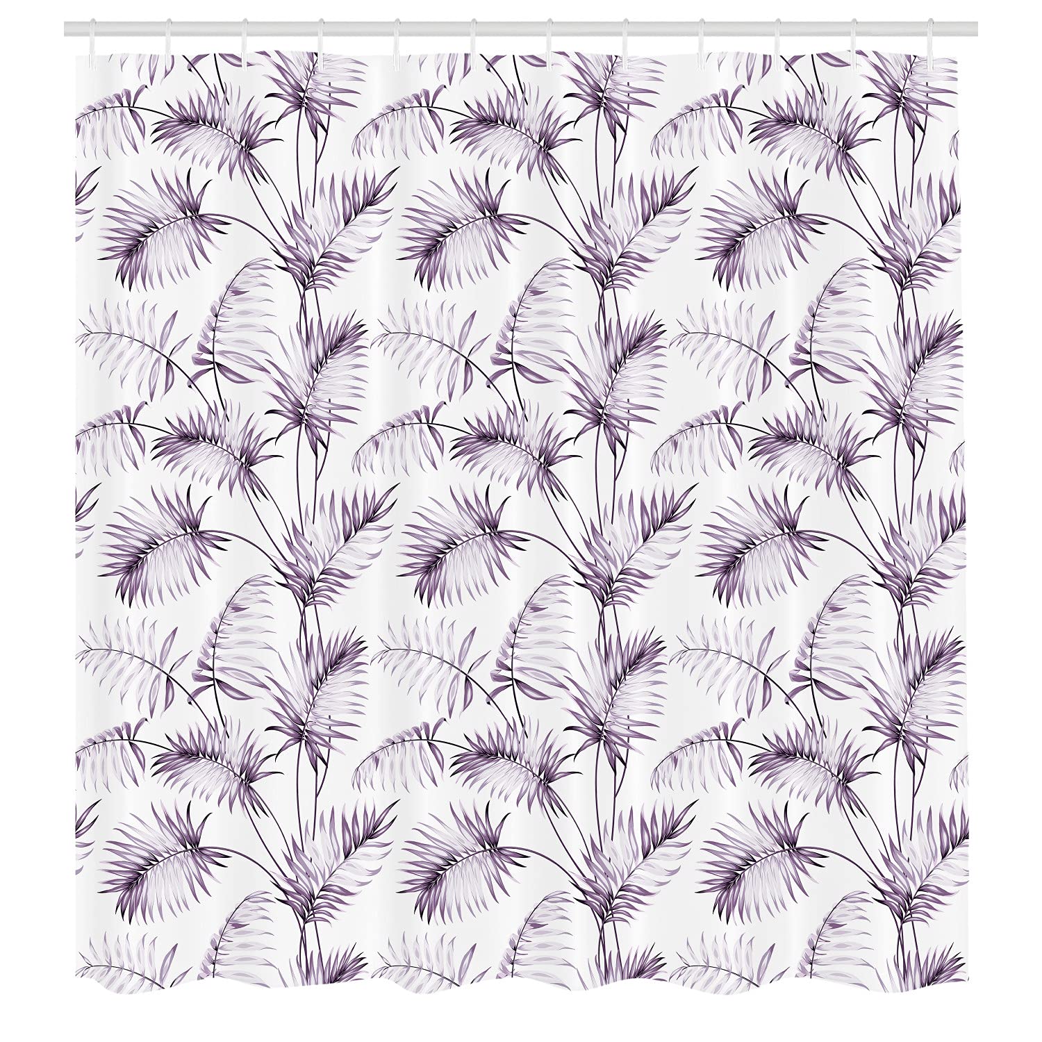 Ambesonne Tropical Palm Leaves Shower Curtain - 70