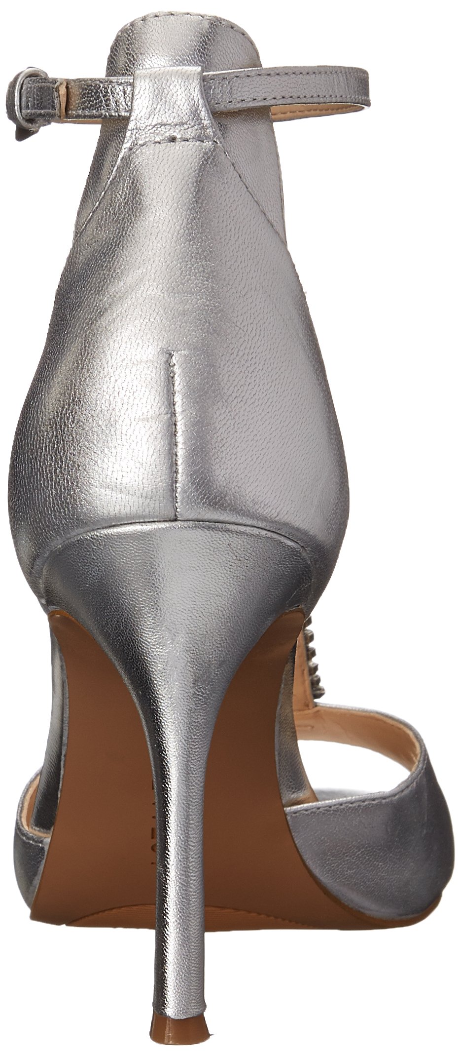 Nine West Women's Frost Metallic Heeled Sandals - Stylish Dress Shoes for Parties, Weddings & Evening Events