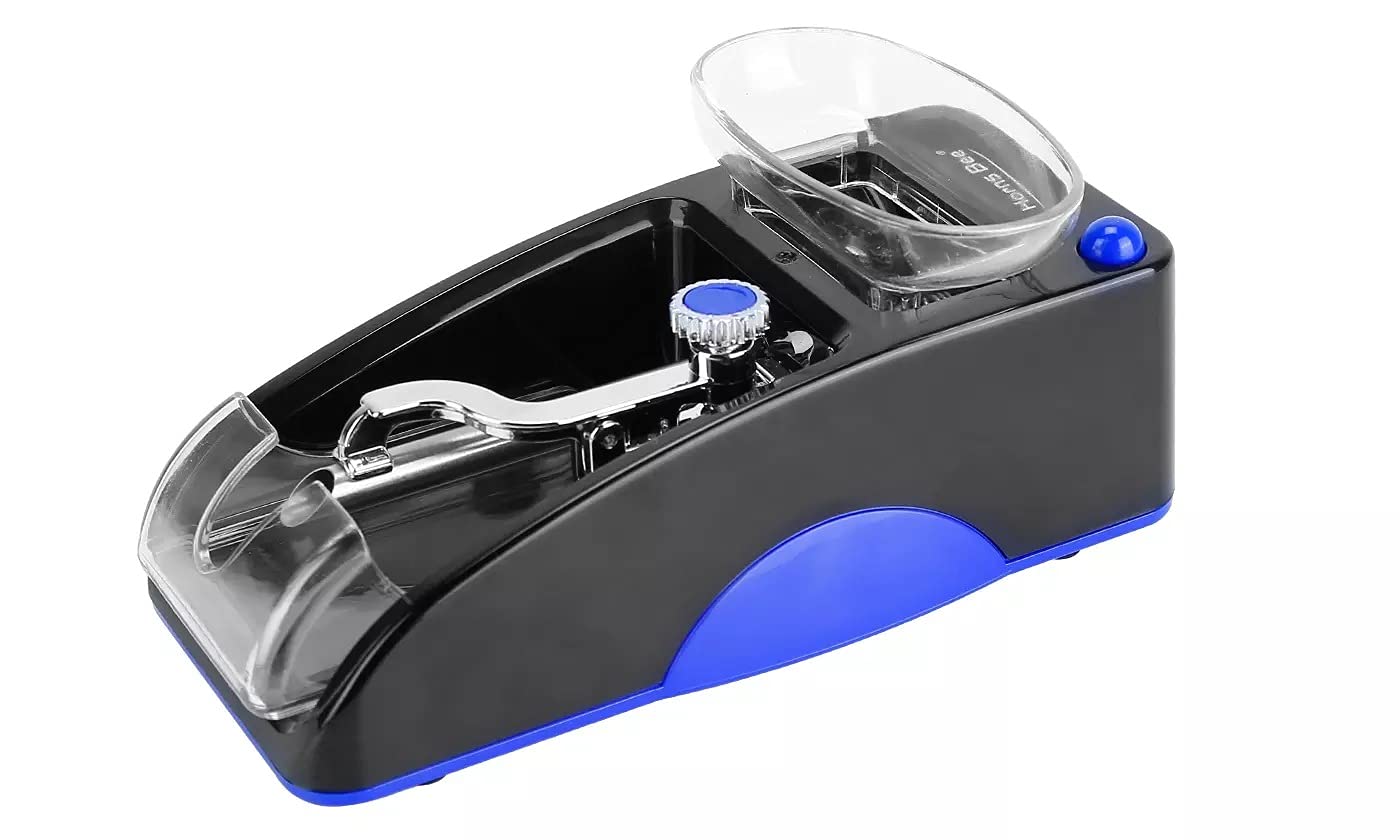 High Speed Electric Cigarette Rolling Machine - Automatic Tobacco Injector & Roller Maker for DIY Cigarettes | Perfect for Home Use, Travel & Quick Rolling