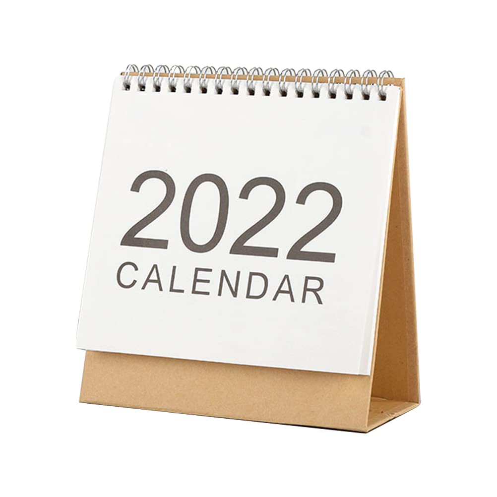 2022 Monthly Desk Calendar Planner - Office & Home Organizer for Daily Scheduling