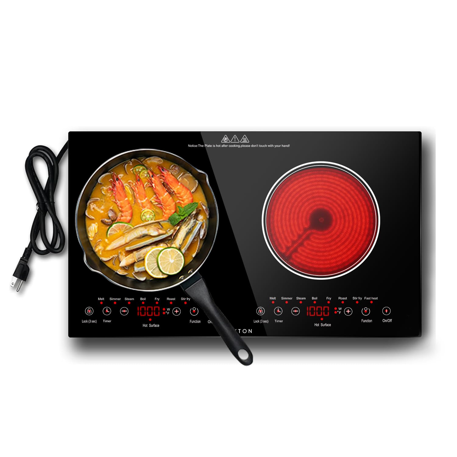 Noxton 2 Burner Electric Cooktop - 24