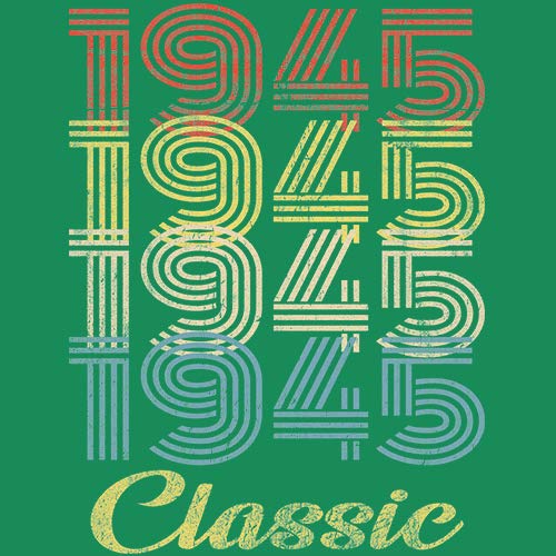 Vintage 1945 Inspired 80th Birthday T-Shirt for Women - Classic Retro Gift Idea - Perfect for Milestone Celebrations & Birthday Parties