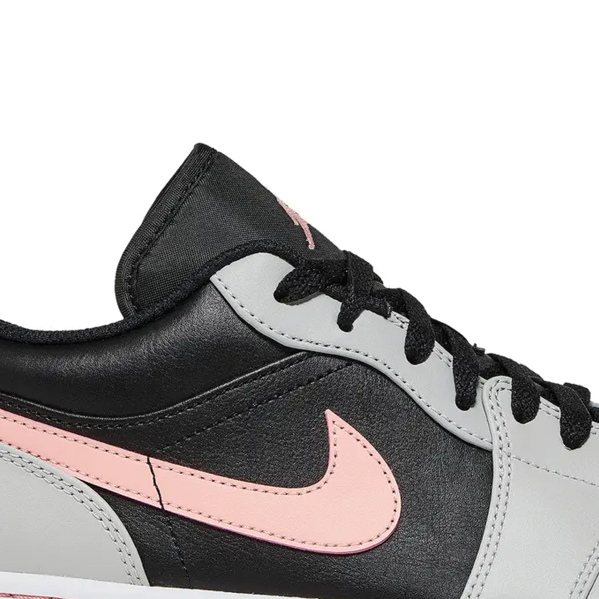 Air Jordan 1 Low 'Black Grey Pink' (2022) - Men's Basketball Shoes for Casual Wear & Street Style | Perfect for Sneakerheads, Gym, and Everyday Fashion