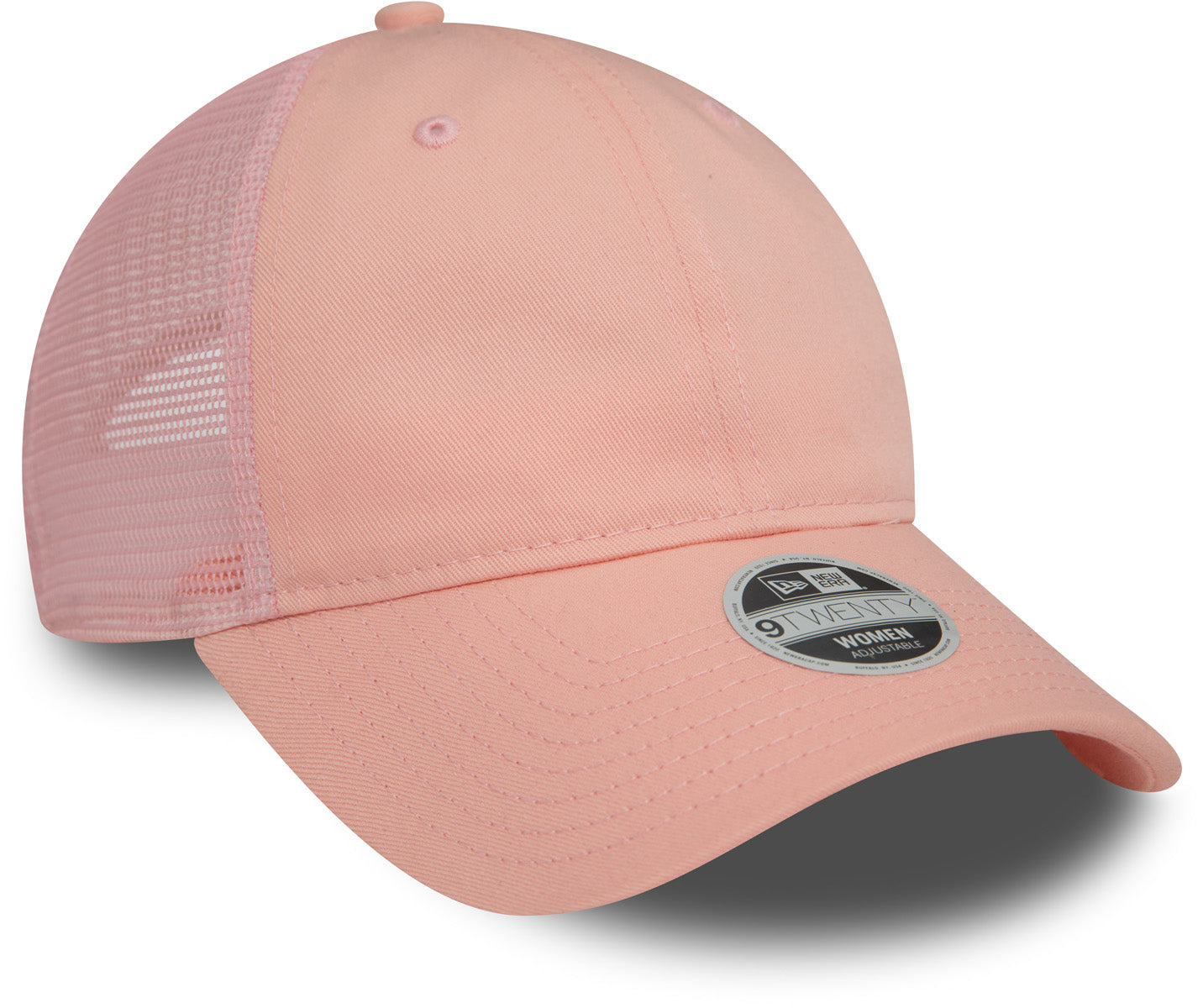 Women's New Era 9Twenty Blush Pink Snapback Trucker Hat - Stylish Baseball Cap for Casual Wear, Outdoor Activities & Fashion Accessories