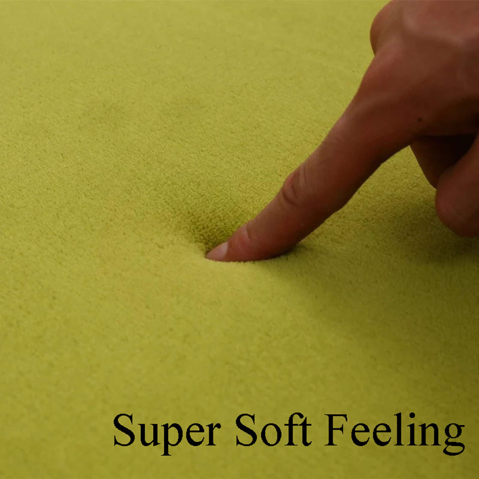 Super Soft Shag Area Rug 4'6”x4'6” - Handmade Knitted Faux Fur Rug for Kids Playroom, Nursery Decor & Bedside - Non-Slip Baby Crawling Carpet for Playtime, Learning & Cozy Home Decor