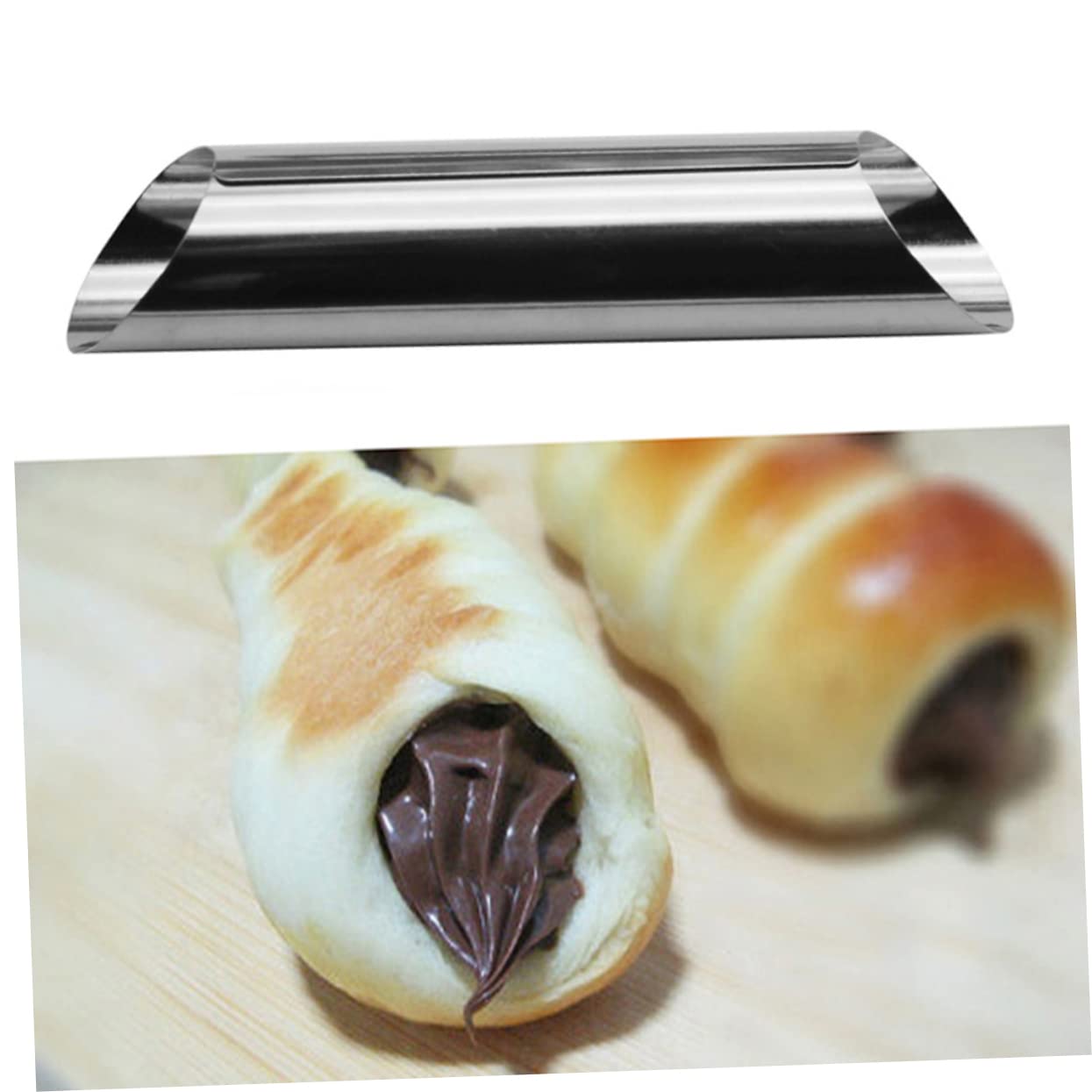6-Piece Stainless Steel Cream Horn Molds - Professional Pastry Tubes for Baking, Dessert Making & Cake Decorating - Perfect for Bakery, Home Kitchen & Party Treats