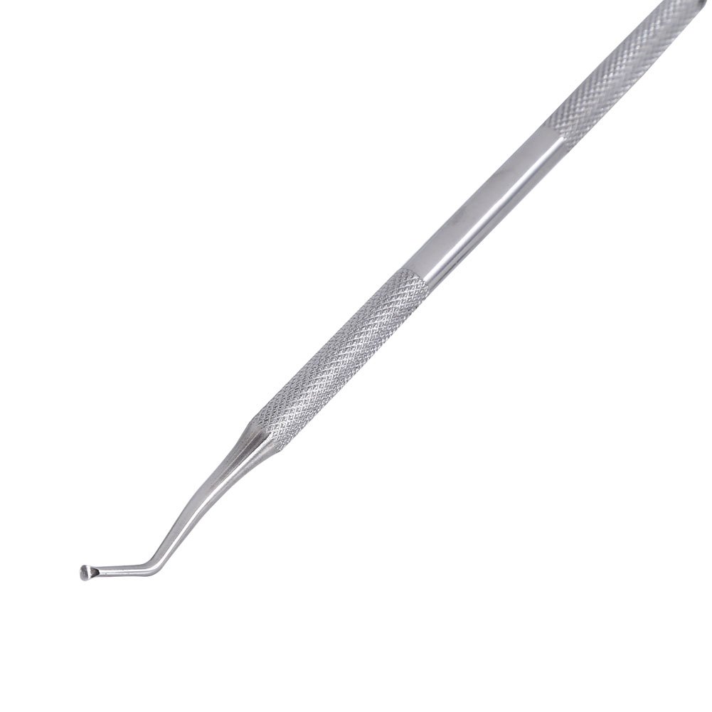 Professional Stainless Steel Cuticle Pusher & Ingrown Toenail Corrector - Pedicure Tool for Nail Care & Foot Grooming - Perfect for Home Manicures, Salon Treatments & DIY Nail Maintenance