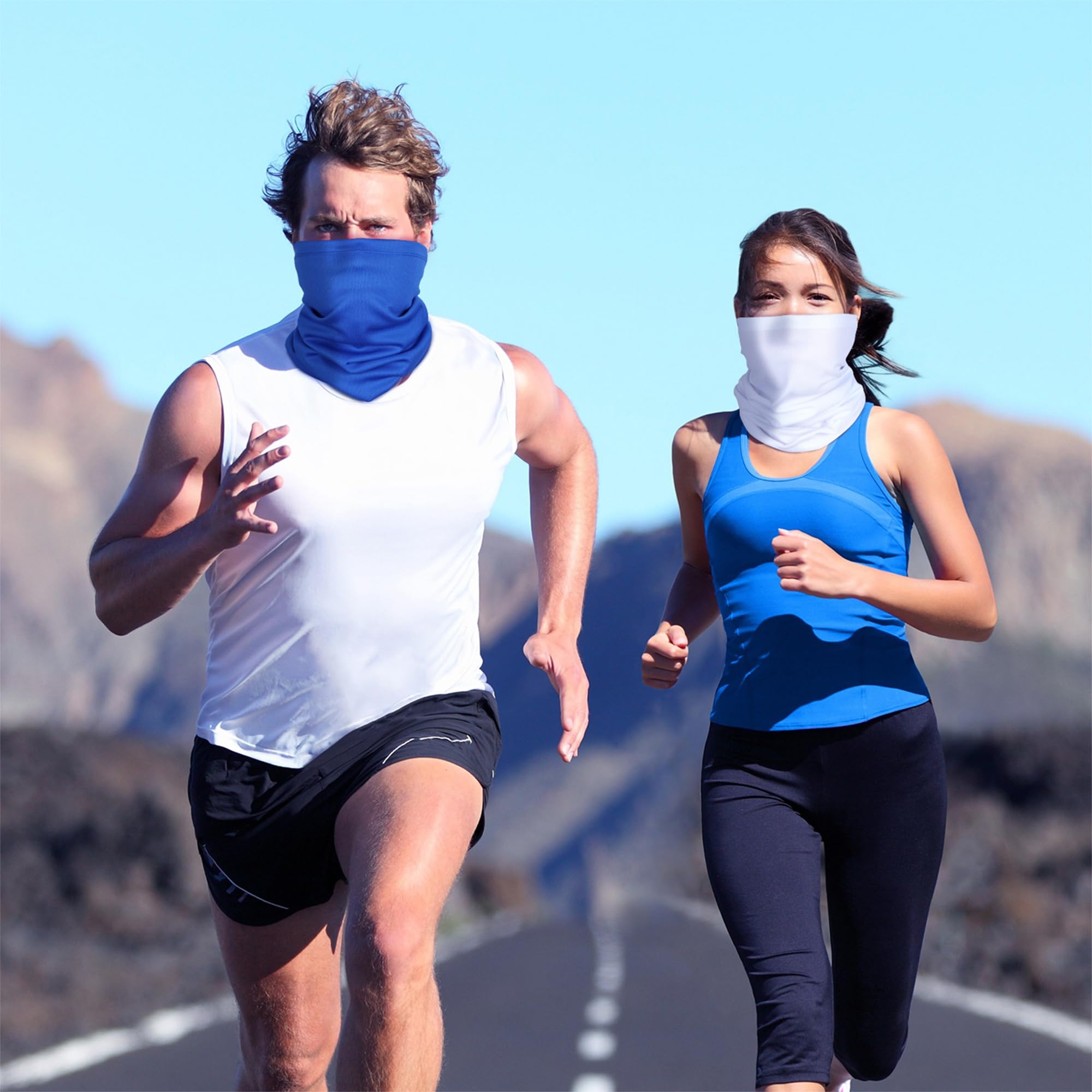 Breathable Summer Balaclava for Men - UV Protection Face Cover Scarf & Neck Gaiter for Cycling, Running, Hiking | Lightweight Sun Protection for Outdoor Sports & Daily Use