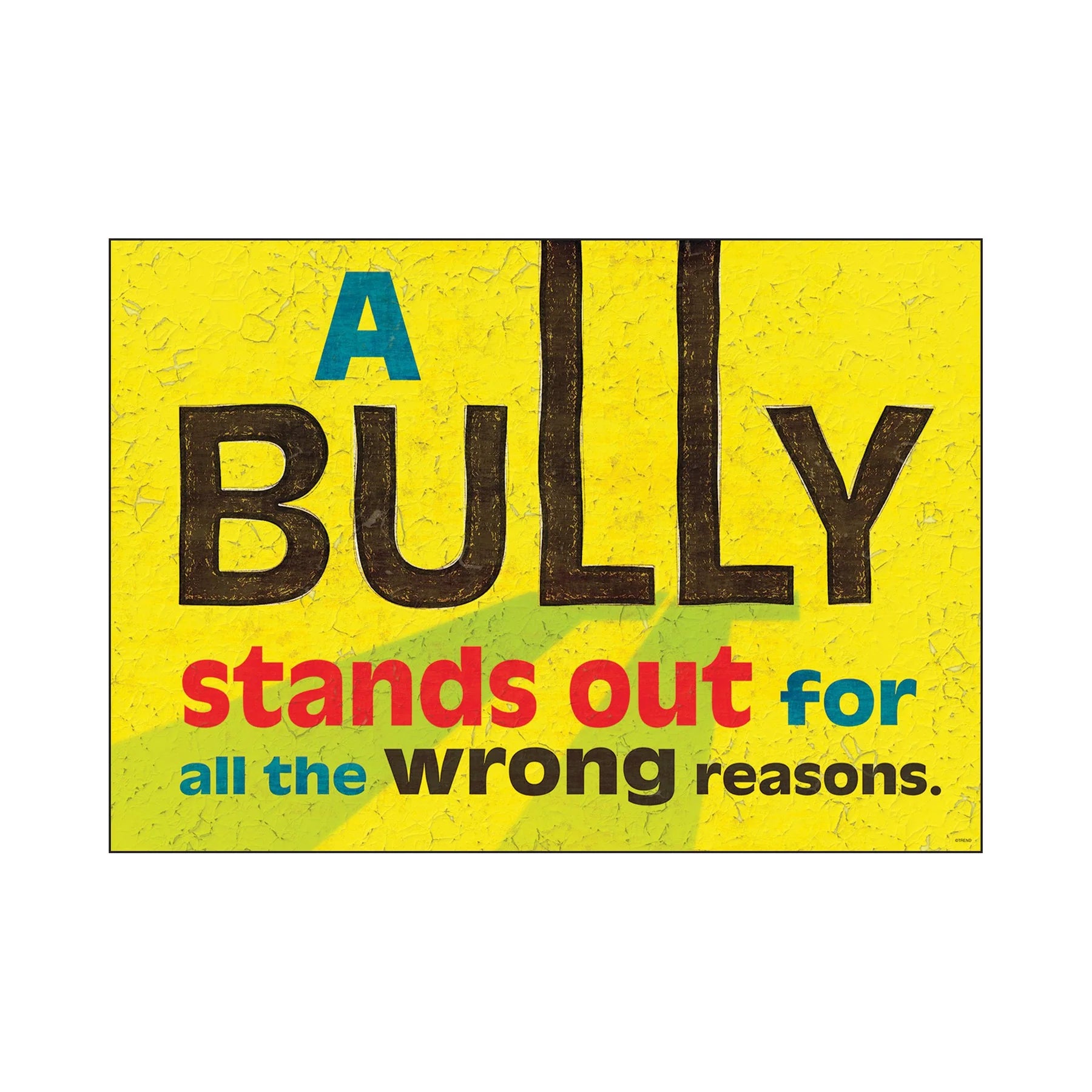 Argus® Anti-Bullying Motivational Poster - Inspirational Classroom & Office Decor for Schools, Workplaces & Counseling Centers