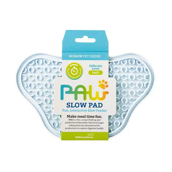 Interactive Paw Lick Pad Dog Toy - Peanut Butter Flavored Slow Feeder & Anxiety Relief for Dogs - Perfect for Bath Time, Grooming & Training Sessions