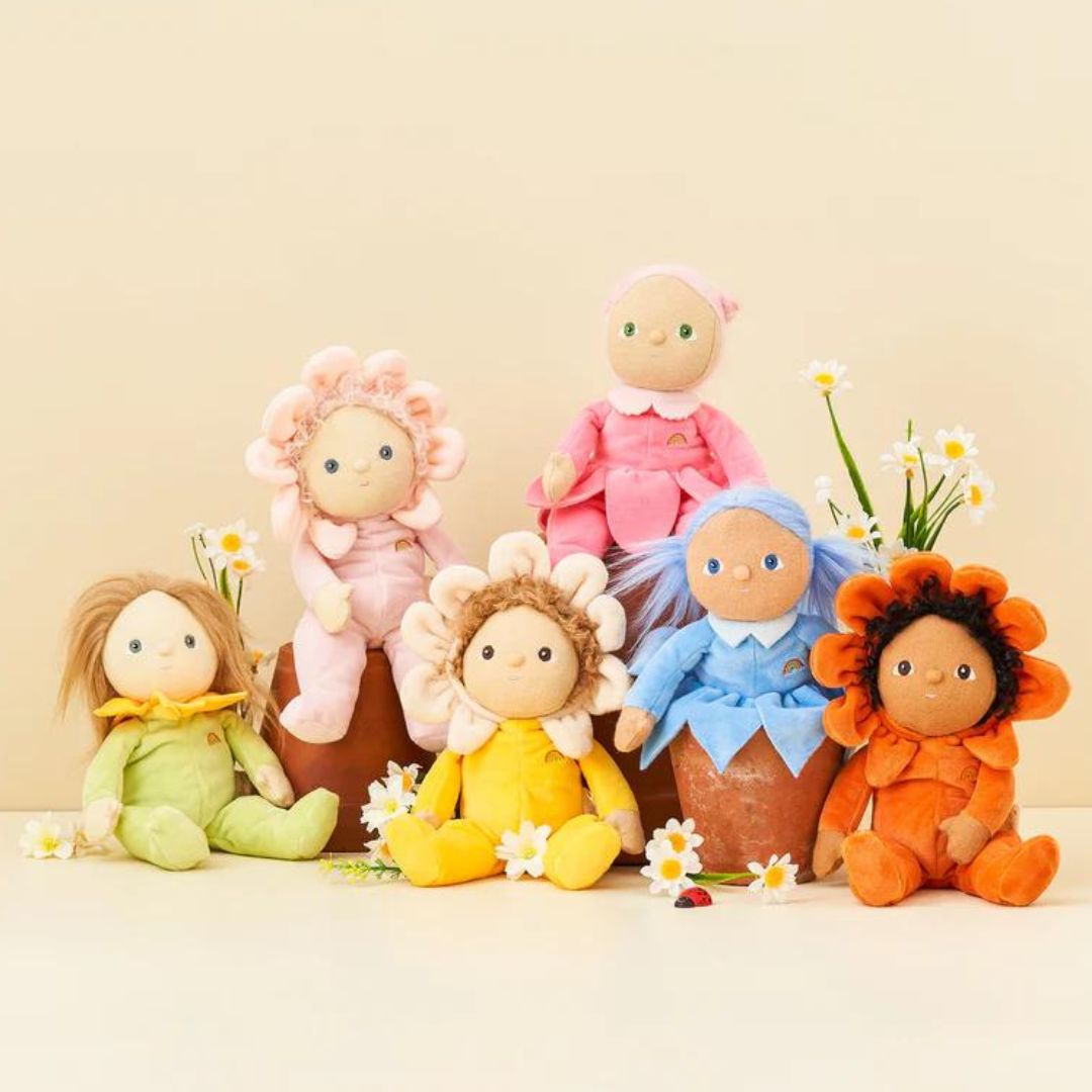 Blossom Dolls by Dinky Dinkums - Adorable Collectible Dolls for Kids | Perfect for Playtime, Birthday Gifts & Nursery Decor