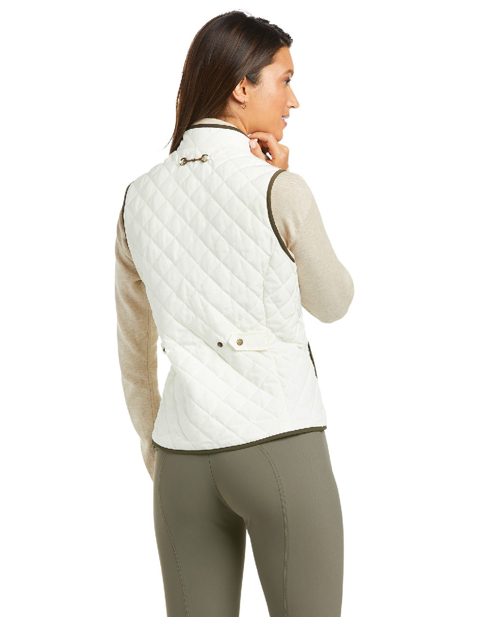 Ariat Women's Woodside Quilted Gilet Vest - Lightweight Puffer Jacket for Outdoor Riding & Casual Wear