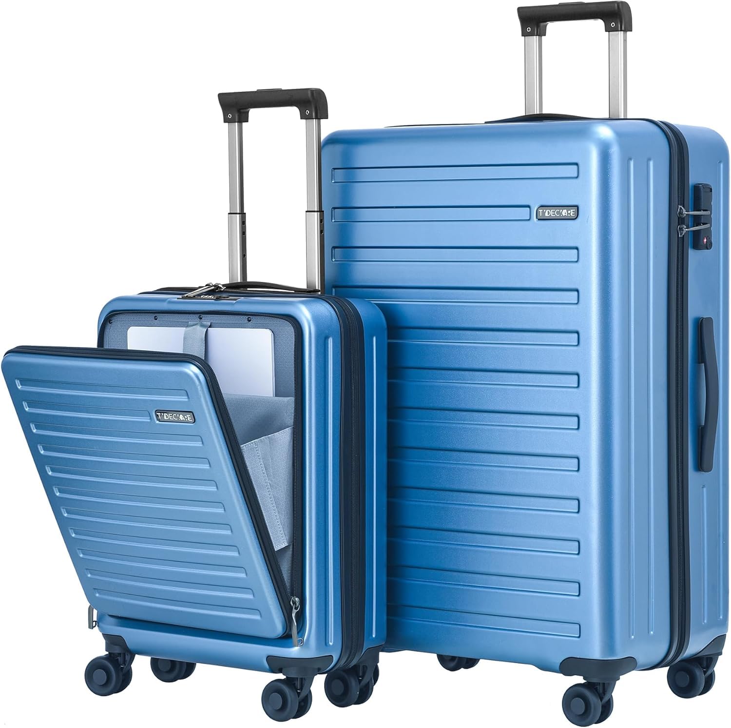 2-Piece Lightweight Hardshell Luggage Set (20
