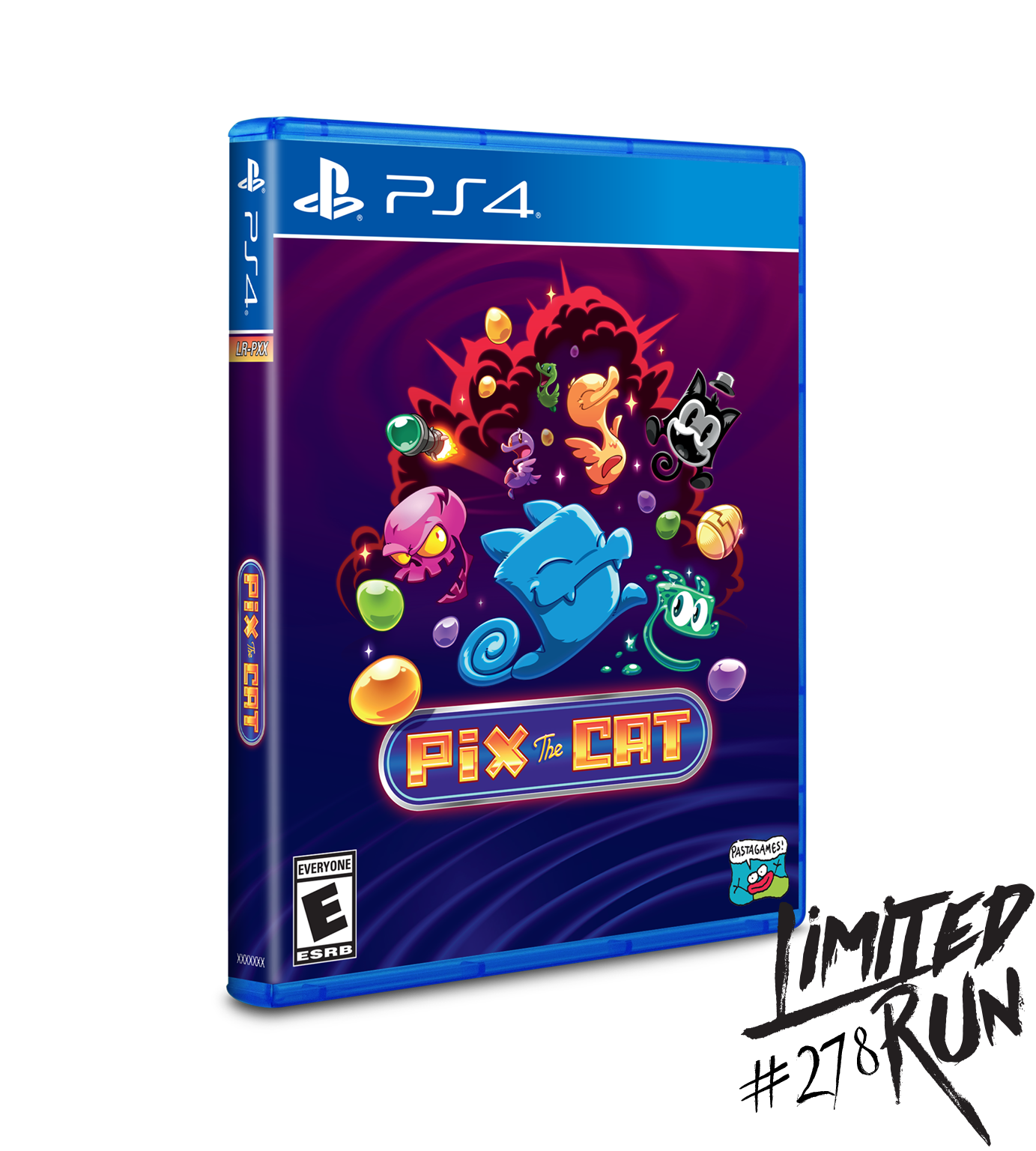 Limited Edition Pix the Cat PS4 Game - Fun Arcade Action for Family & Friends Game Night