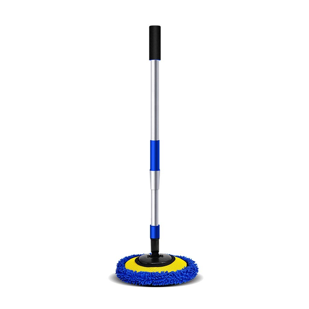 Telescopic Long Handle Car Wash Mop with Soft Bristles - Scratch-Free Car Cleaning Brush for Dust, Ash & Dirt - Perfect for Auto Detailing, Washing & Maintenance