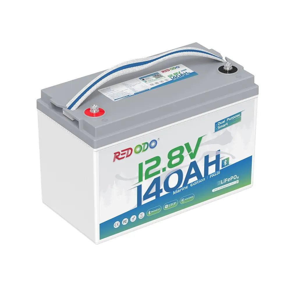 Redodo 12V 140Ah Deep Cycle Marine Battery with 1000 CCA - Perfect for Boats, RVs & Off-Grid Power - Like New Condition