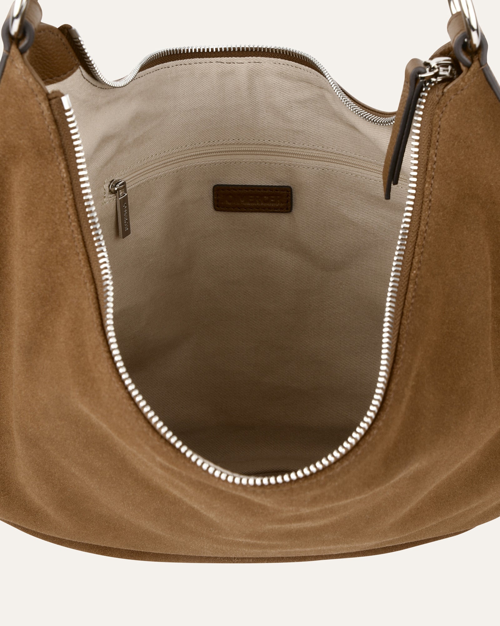MARGO Shoulder Bag in Biscuit Suede - Stylish Crossbody Purse for Women, Perfect for Work, Travel & Everyday Use