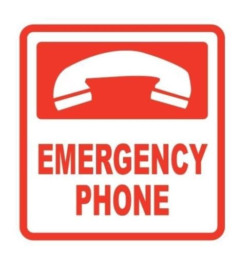Trim-Style Emergency Off-Hook Hotline Dialer Wall & Desk Phone - Red | Ideal for Offices, Hospitals & Security Rooms