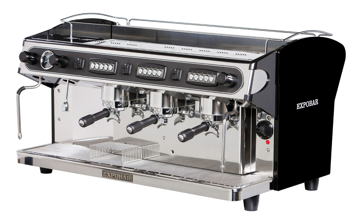 Expobar Rafael High 3 Group Commercial Espresso Machine - Professional Coffee Bar Equipment for Cafes & Restaurants