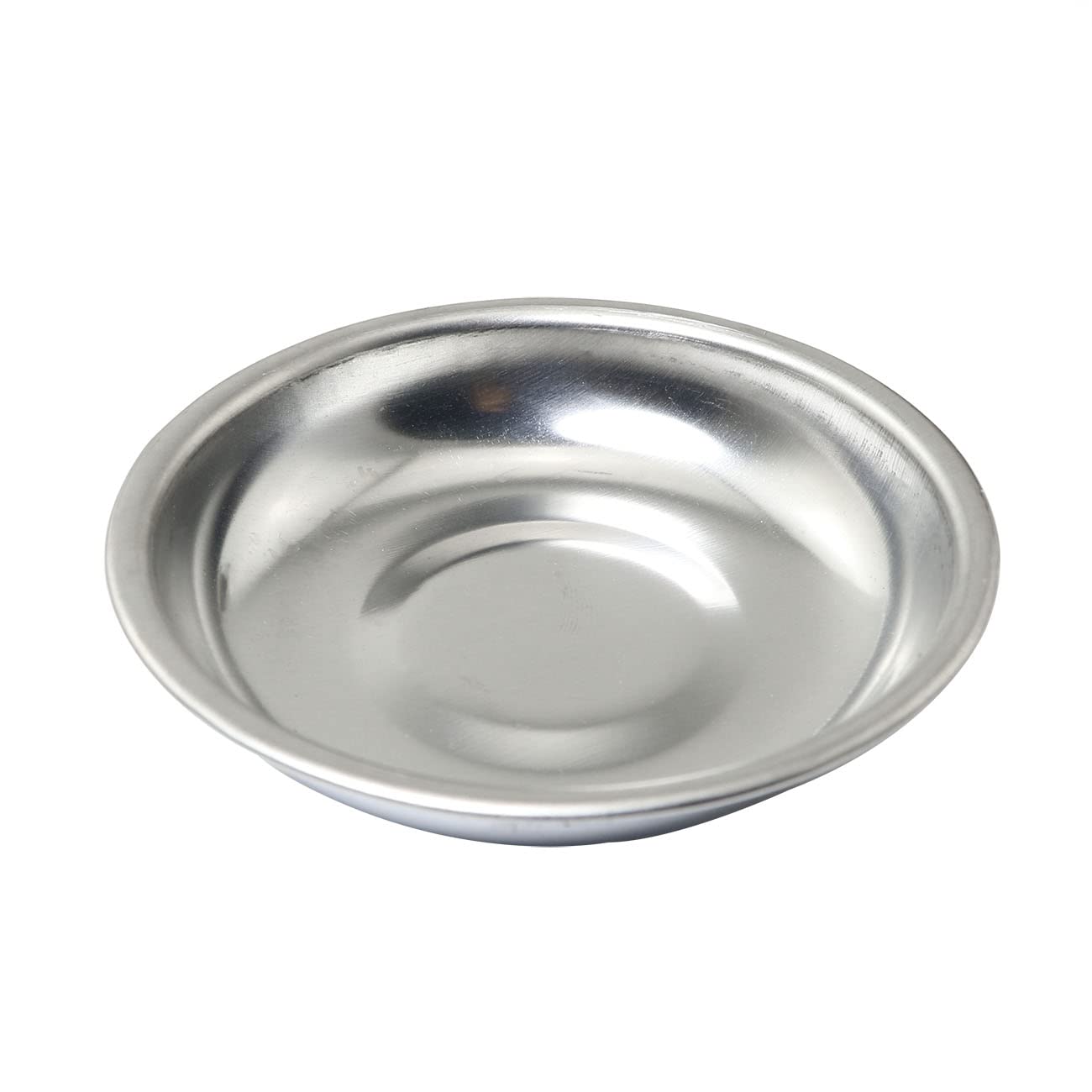 8pcs Stainless Steel Sauce Dishes - 8mm Round Dipping Bowls for Soy Sauce, Soup & Seasoning | Durable Restaurant & Home Kitchen Supplies | Perfect for Sushi, Dumplings, Hot Pot & Salad Dressing
