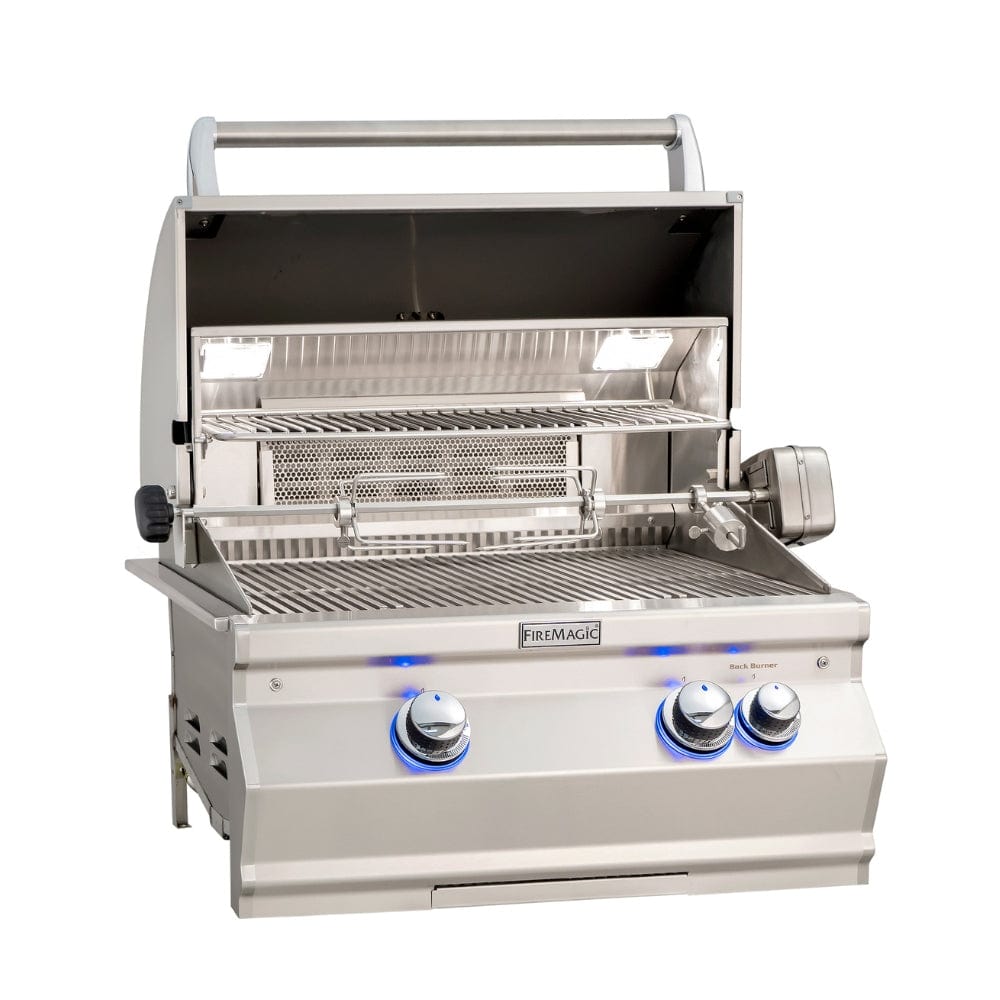 Fire Magic Aurora A430i 27 Inch Built-In Gas Grill - Premium Outdoor BBQ Grill for Patio, Backyard & Poolside Cooking - Perfect for Grilling Steaks, Burgers & Vegetables