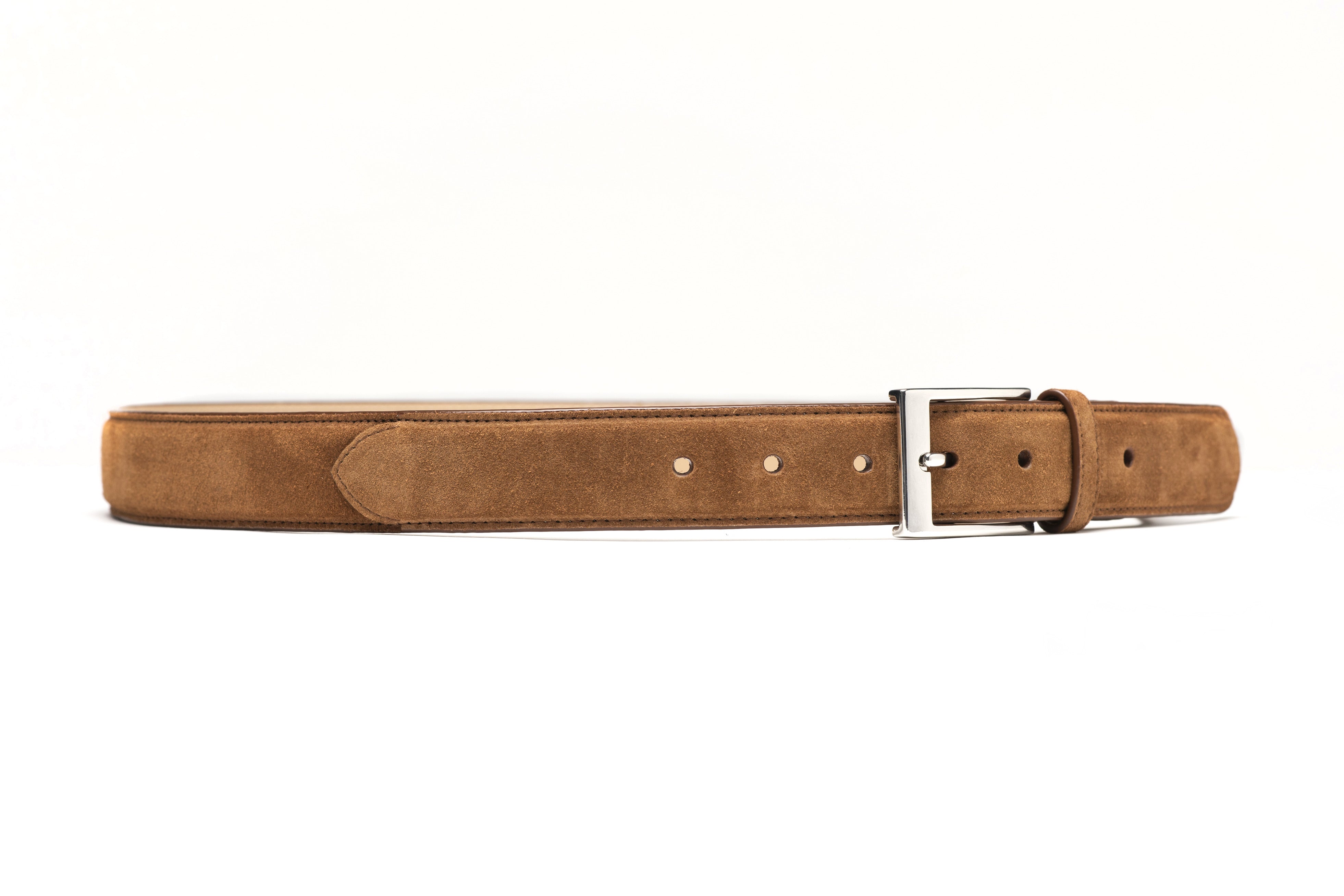 Premium Cognac Suede Flat Belt for Men - Stylish & Durable Leather Belt for Casual & Formal Wear - Perfect for Office, Business, and Everyday Outfits