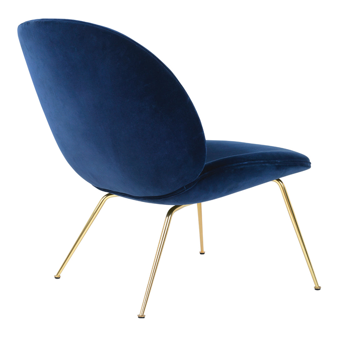 Modern Beetle Lounge Chair with Conic Base - Stylish Mid-Century Accent Chair for Living Room, Bedroom, or Office - Perfect for Relaxing & Reading