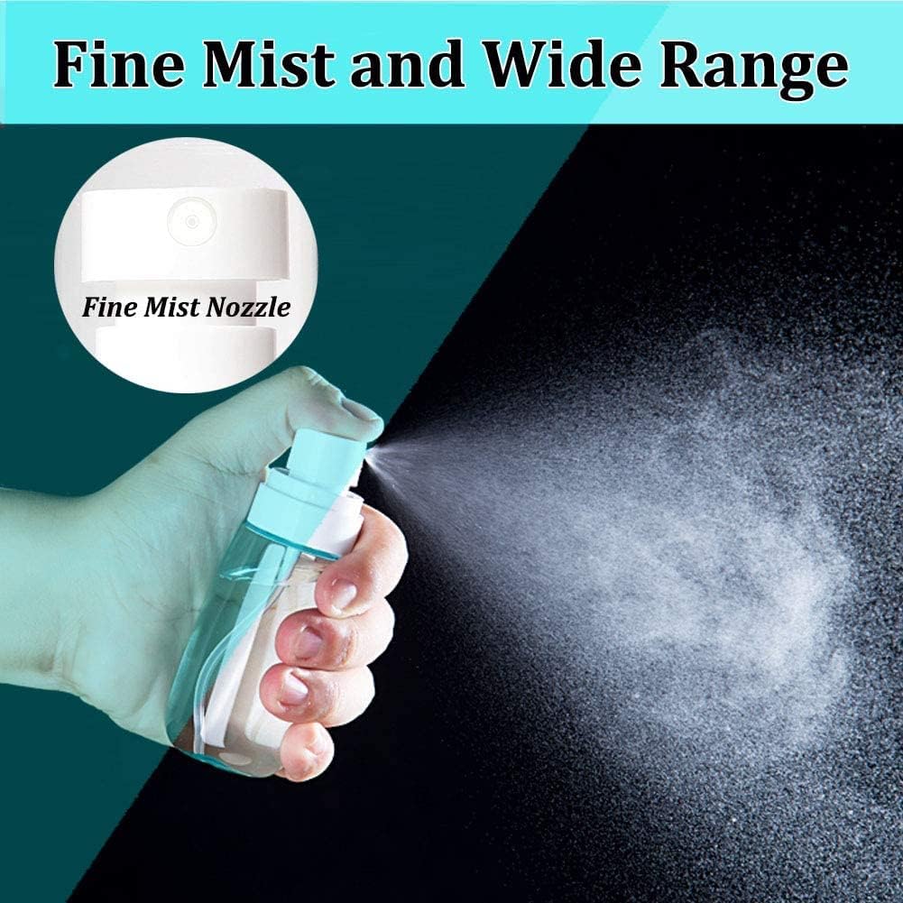**Leak-Proof Travel Spray Bottle for Hair Styling, Perfume & Essential Oils – Refillable Small Mist Bottle for Toners, Rose Water & Cosmetics (2-Pack) – Perfect for Salon, Travel & Home Use**