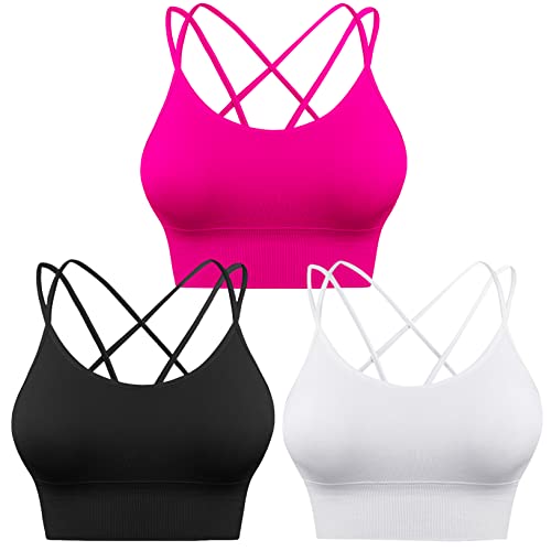 3 Pack-black+white+hot Pink