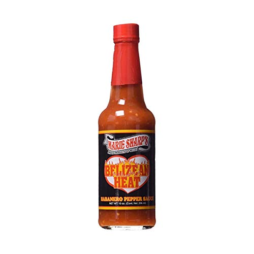 Marie Sharp's Belizean Heat Habanero Hot Sauce - 10oz Bottle | Authentic Caribbean Flavor | Perfect for Tacos, Wings & Grilling