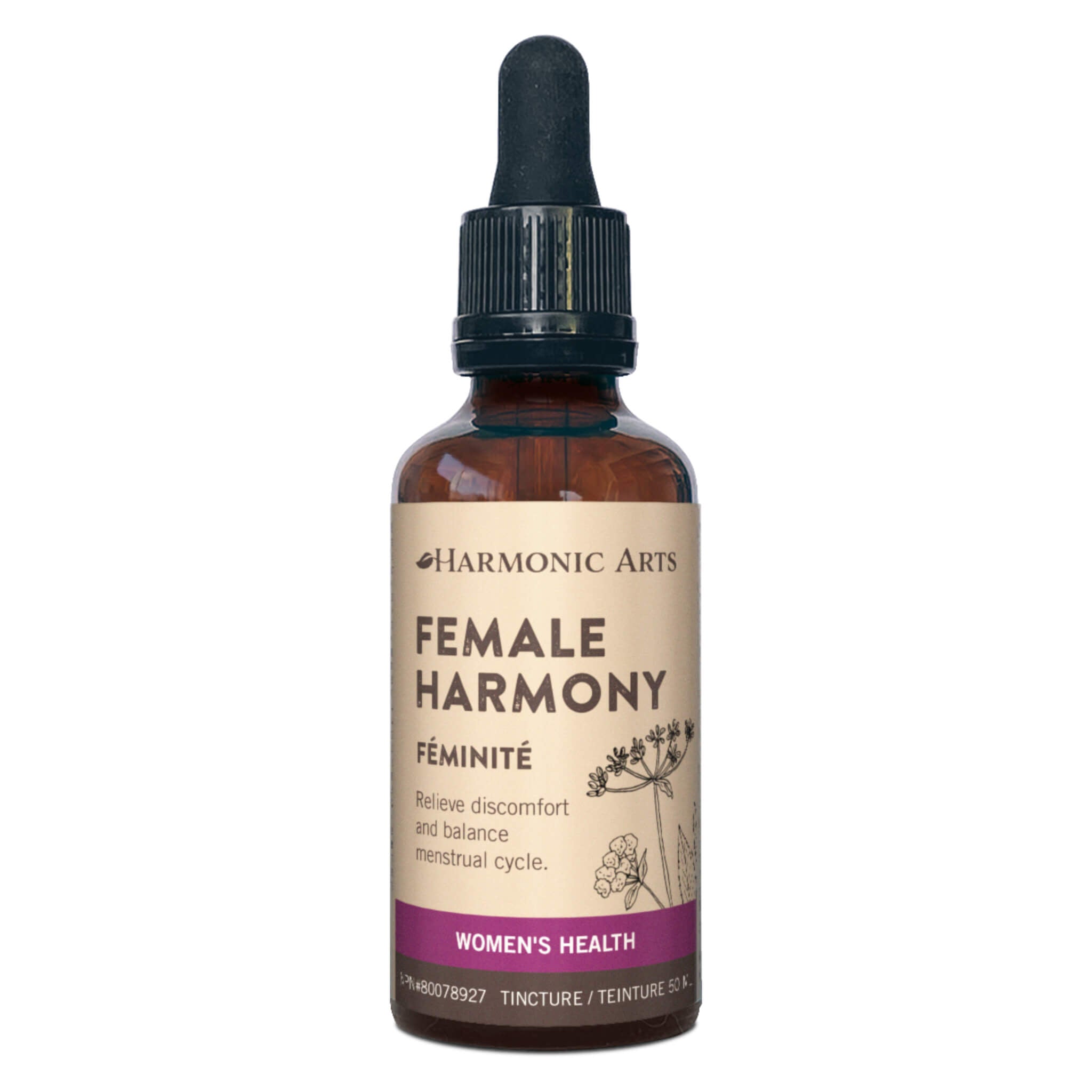 Female Harmony Tincture - Natural Herbal Supplement for Women's Wellness & Hormone Balance | Perfect for Stress Relief, PMS Support & Menopause Comfort