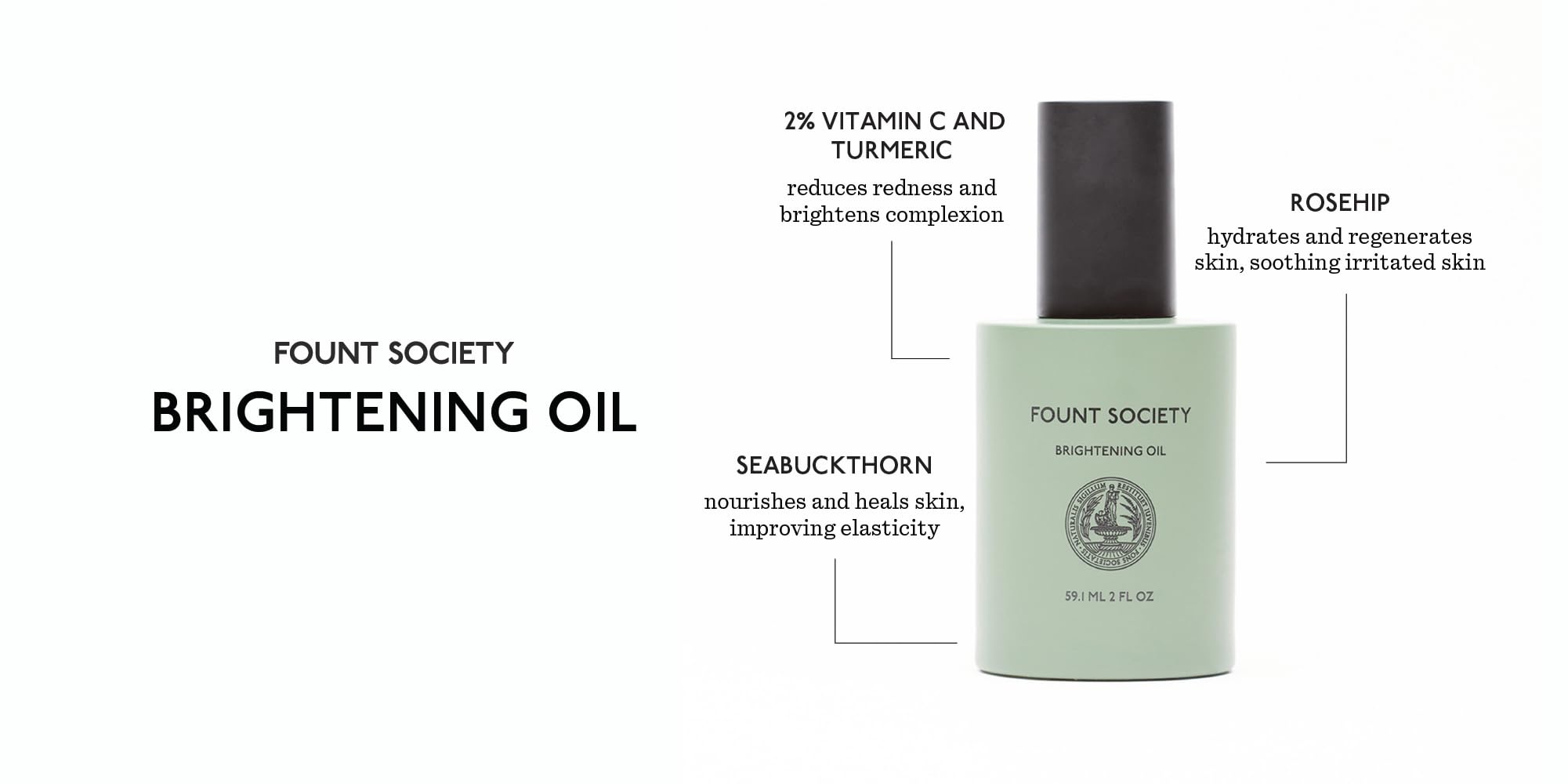 Best Vitamin C Face Oil for Brightening Skin - 2 Fl Oz | Anti-Aging & Glow Booster | Perfect for Dry, Dull Skin & Nighttime Skincare Routine