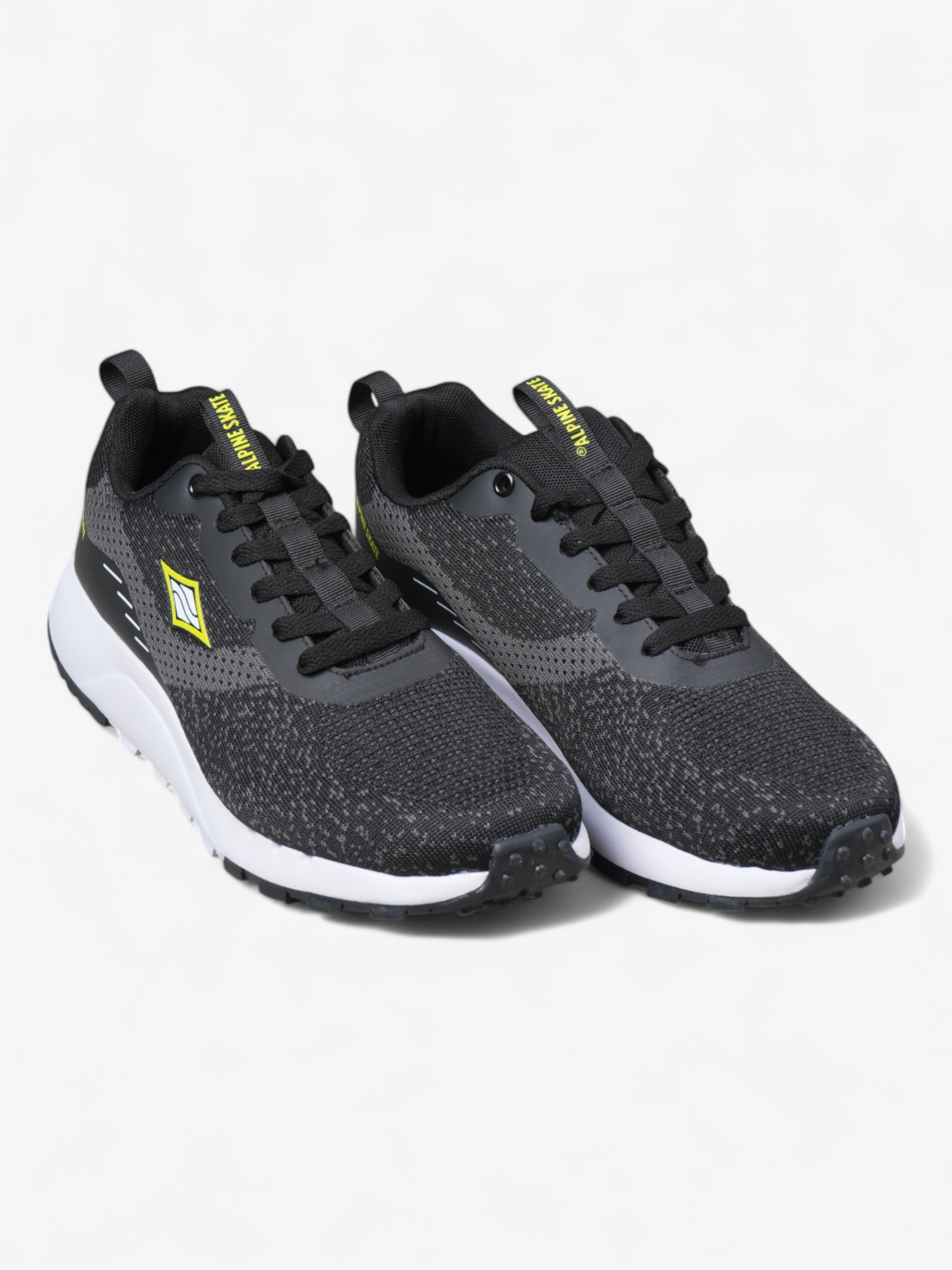 Alpine Skate Kryptonite Hiking & Trekking Shoes - Black & Green Outdoor Sneakers for Men | Perfect for Mountain Climbing, Trail Running & Adventure Travel