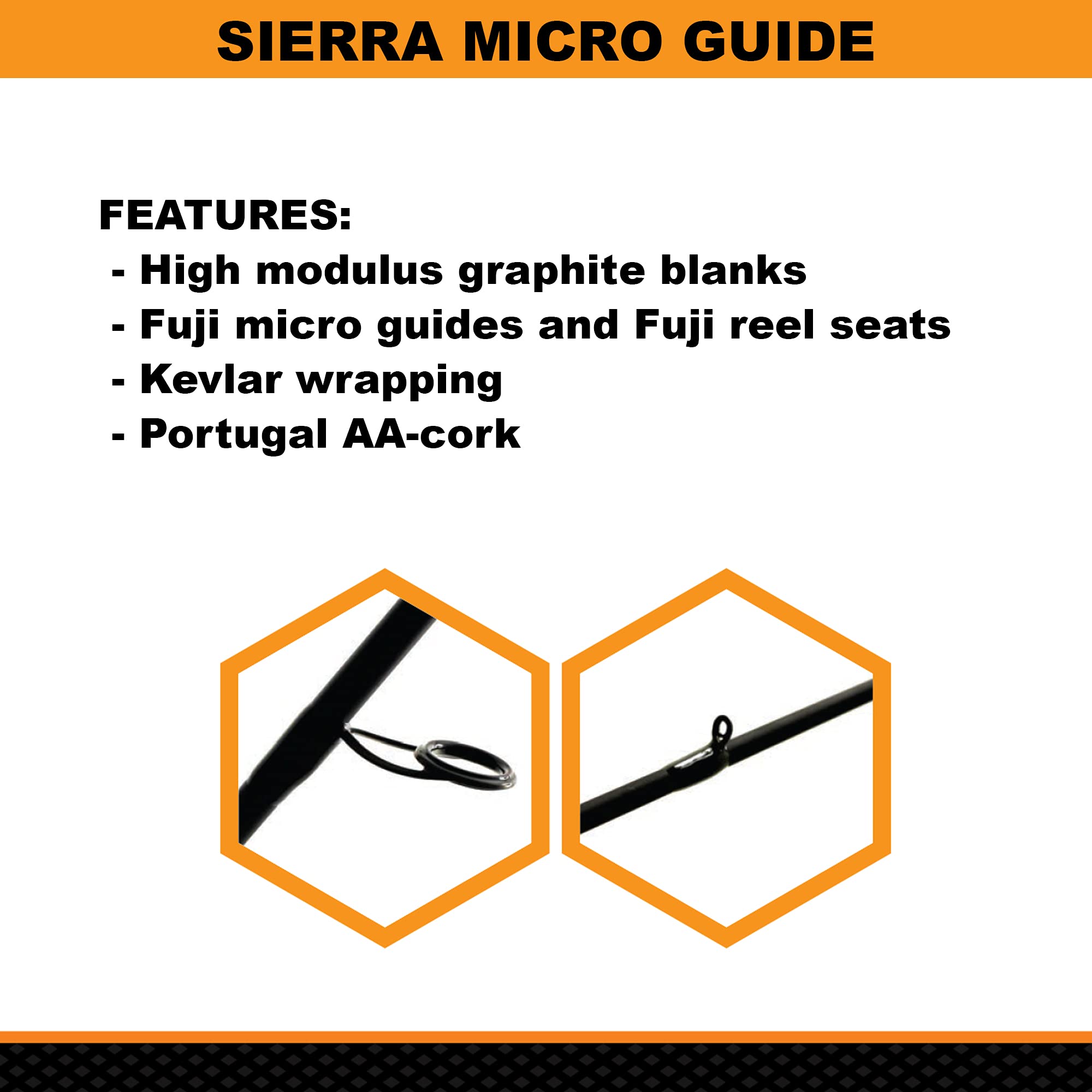 Sierra Micro Casting Fishing Rod 7'0