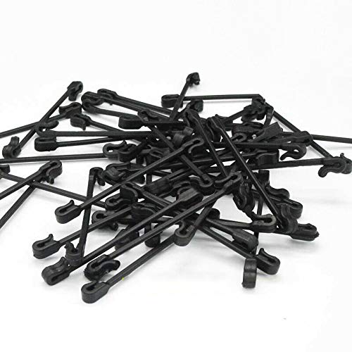 200pcs Reusable Vegetable Clips - Strong Garden Plant Ties for Supporting Tomatoes, Vines & Flowers | Secure Plants to Stakes & Trellises | Perfect for Home Gardening, Greenhouses & Farm Use